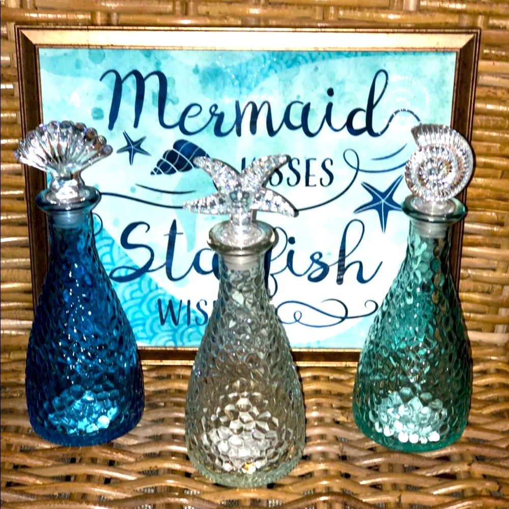 Beach glass decor
